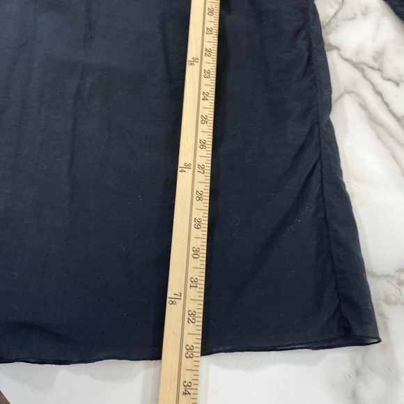 Paula Hermanny Shift Mini Dress Womens Size XS Black Lace Long Sleeves Cocktail - Picture 9 of 9